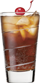 Persikinis romo kokteilis su kola